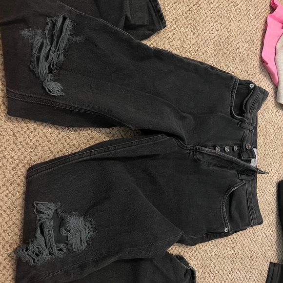 Agolde mid rise loose in vagabond size 25 - Picture 3 of 3